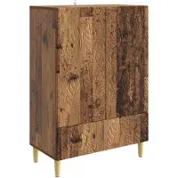vidaXL Dressoir Oud hout 66 x 34,5 x 95 cm Bewerkt hout