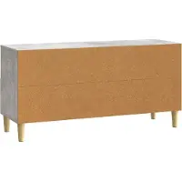 vidaXL TV Kast 102 x 34,5 x 50 cm Betongrijs Bewerkt hout