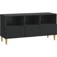 vidaXL TV Kast 102 x 34,5 x 50 cm Zwart Bewerkt hout