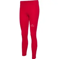 Newline Sportbroek lichtgrijs / donkerrood