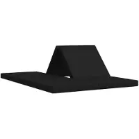 vidaXL Vouwbare Sofa Bed 140 x 67 x 15 cm Zwart