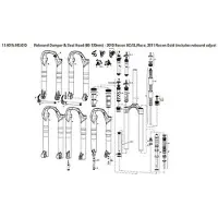 RockShox Recon Xc/sl/race 80/120 Mm Vorkveer Afdichting
