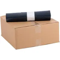 Knapzak LDPE vuilniszak voor containers zwart 360 liter (100 stuks)