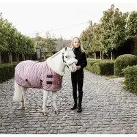 Kentucky Horsewear Horsewear - Showdeken Velvet - Tiny 160g Roze - 80/122