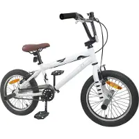 vidaXL BMX Fiets 16 Inch voor 5-8 jaar oud Wit