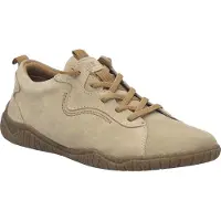 Josef seibel - WYNONA 01 - Dames veterschoenenBarefoot - Kleur: Wit/beige - Maat: 39