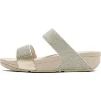 FitFlop Lulu Shimmerglitz Slides Slippers | Maat 41