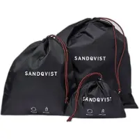 Sandqvist - Items Pack Bags - Pakzak 1 l/5 l/12 l - Set of 3, zwart