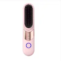 INF Draadloze 2-in-1 Stijltang & Krultang - Draagbaar, Oplaadbaar, Anti-Verbranding Pink
