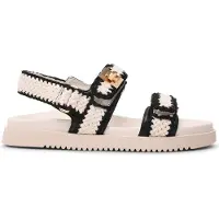 Steve madden Sandaal 'Mona' zwart / wit
