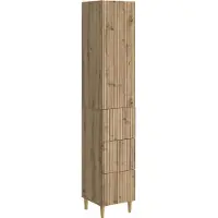 vidaXL Kast Set 2 st Bewerkt hout