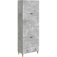 vidaXL Kast Set 2 st Bewerkt hout