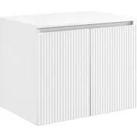 vidaXL Wandgemonteerde Badkamerkast Wit 62,5 x 44,5 x 50 cm