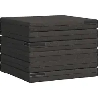 vidaXL Vouwbare Sofa Bed 140 x 67 x 15 cm Donkergrijs