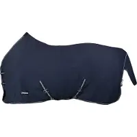 Horka - Wafelkatoen Cooler - Zweetdeken - Deken - Blauw - 175