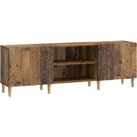 vidaXL TV Kast 150 x 31 x 50 cm Oud hout Bewerkt hout