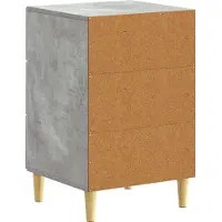vidaXL Nachtkastje Betongrijs 43 x 39,5 x 66,5 cm Bewerkt hout