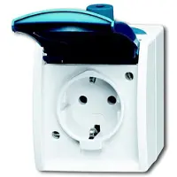 Busch Jaeger Abb Busch-Jaeger Ocean Wcd 1-Voudig Wd Opbouw Ip44