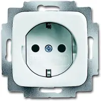 Technim Abb Busch-Jaeger Wcd Ra 1-Voudig + Kinderbeveiliging Inbouw Wit/Wit Bj