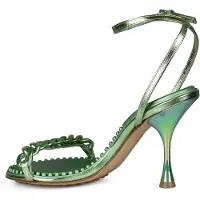 Bottega Veneta Dot Sandalen Groen