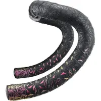 Supacaz Super Sticky Kush Star Fade-stuurlint in de kleur Fire Refractor met einddoppen || Maat: 2.5