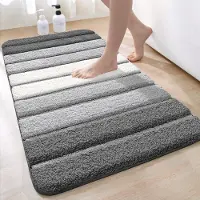 Unyqoos Zachte Antislip Badmat met Hoge Absorptiecapaciteit voor Comfortabele Badkamervloeren