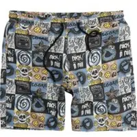 Sesame Street Zwembroek - Cookie Monster - Rock-’n-roll - M tot XXL - voor Mannen - meerkleurig - Maat XXL