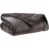 Vivaraise Deken Tender in polyester, kleur asfalt - 150 x 200 cm