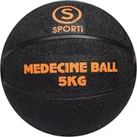 Sporti France 5kg Inflatable Medicine Ball Zwart 5 kg