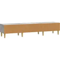 vidaXL TV Kast 147 x 34,5 x 30 cm Betongrijs Bewerkt hout