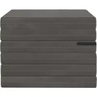 vidaXL Vouwbare Sofa Bed 70 x 67 x 48 cm Donkergrijs