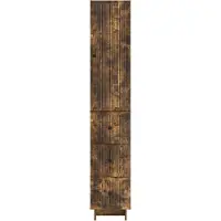vidaXL Kast Set 2 pcs 33 x 34,5 x 90 cm Bewerkt hout