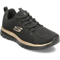 SKECHERS Sneakers laag 'Graceful - Get Connected' zwart
