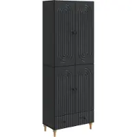 vidaXL Kast Set 2 st Bewerkt hout