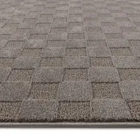 Muratap Vivant chesterfield rond vloerkleed laagpolig effen - 200 cm rond