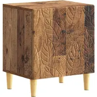 vidaXL Nachtkastje Oud hout 43 x 34,5 x 50 cm Bewerkt hout