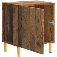 vidaXL Nachtkastje Oud hout 43 x 34,5 x 50 cm Bewerkt hout