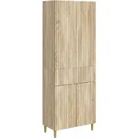 vidaXL Kast Set 2 pcs 66 x 34,5 x 90 cm Bewerkt hout