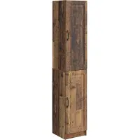 vidaXL Kast Set 2 st Oud hout Bewerkt hout