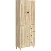 vidaXL Kast Set 2 st Bewerkt hout