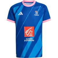 Adidas Functioneel shirt 'FFHB' blauw / azuur / rosa / donkerrood