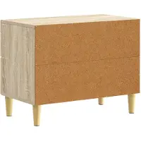 vidaXL Nachtkastje Sonoma Eiken 62 x 34,5 x 48 cm Bewerkt hout
