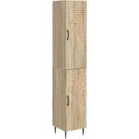 vidaXL Kastenset 2 st Sonoma Eiken Bewerkt hout