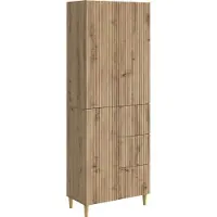 vidaXL Kast Set 2 st Bewerkt hout