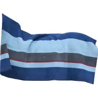 Kentucky Horsewear Horsewear - Kentuckt Horsewear - Fleecedeken - Heavy - Square Stripes - Marine/Grijs - 140x120cm