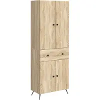 vidaXL , 2 stuks, Sonoma-eikenhout