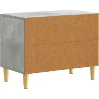vidaXL Nachtkastje Betongrijs 62 x 34,5 x 48 cm Bewerkt hout