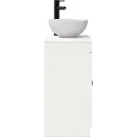 vidaXL Badkamerkast met wastafel, wit, 54 x 35 x 83 cm