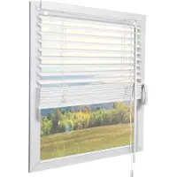 Sol Royal JH3 FSC gecertificeerd houten Jaloezie SolDecor rolgordijnen in wit 90x250 cm - Milieuvriendelijk geproduceerd