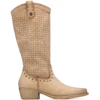 Refresh Dames Laarzen 175292 beige (38), 3 tot 5 cm, Ritssluiting, Casual 17529201-BEIGE